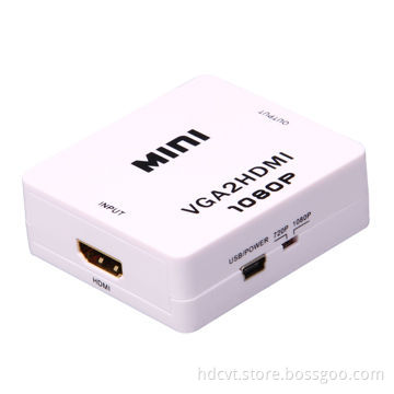 Mini VGA to HDMI Up Scaler, 1,080P